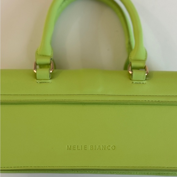 Melie Bianco Lime Green Shoulder Bag - Picture 3 of 5